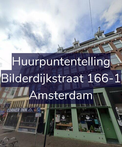 Foto gevel Huurpuntentelling voor Bilderdijkstraat 166-1, Amsterdam