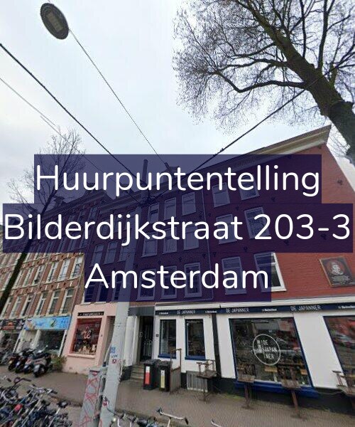 Foto gevel Huurpuntentelling voor Bilderdijkstraat 203-3, Amsterdam