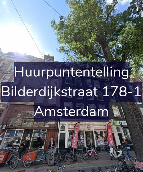 Foto gevel Huurpuntentelling voor Bilderdijkstraat 178-1, Amsterdam