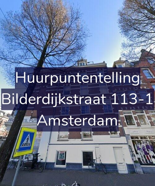 Foto gevel Huurpuntentelling voor Bilderdijkstraat 113-1, Amsterdam