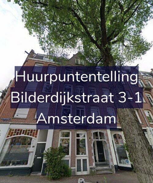 Foto gevel Huurpuntentelling voor Bilderdijkstraat 3-1, Amsterdam