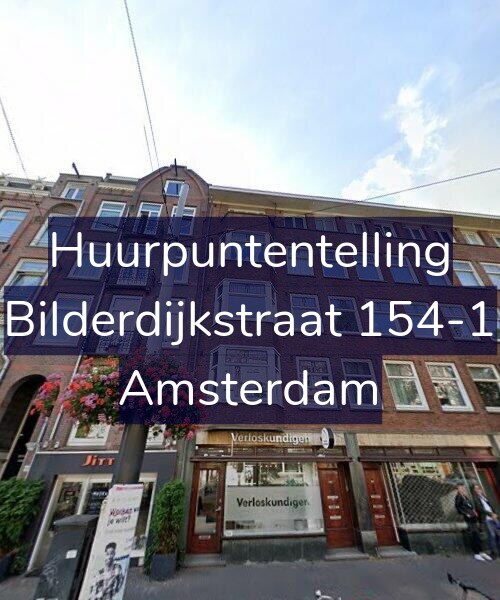 Foto gevel Huurpuntentelling voor Bilderdijkstraat 154-1, Amsterdam