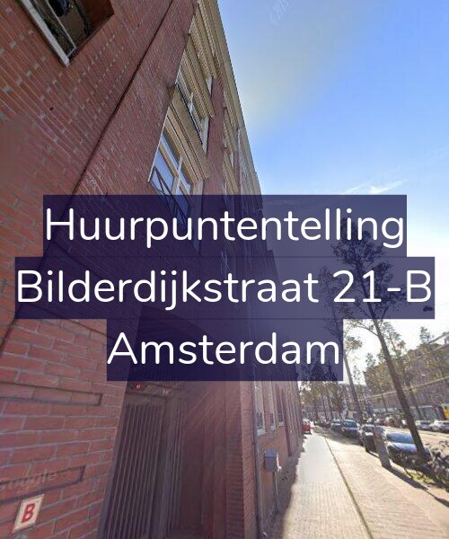 Foto gevel Huurpuntentelling voor Bilderdijkstraat 21-B, Amsterdam