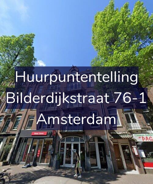 Foto gevel Huurpuntentelling voor Bilderdijkstraat 76-1, Amsterdam