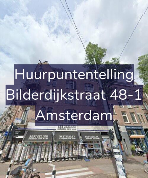 Foto gevel Huurpuntentelling voor Bilderdijkstraat 48-1, Amsterdam