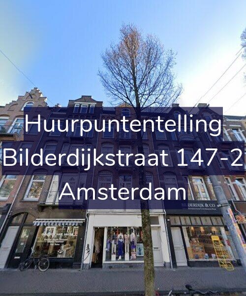 Foto gevel Huurpuntentelling voor Bilderdijkstraat 147-2, Amsterdam