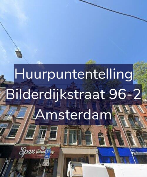Foto gevel Huurpuntentelling voor Bilderdijkstraat 96-2, Amsterdam