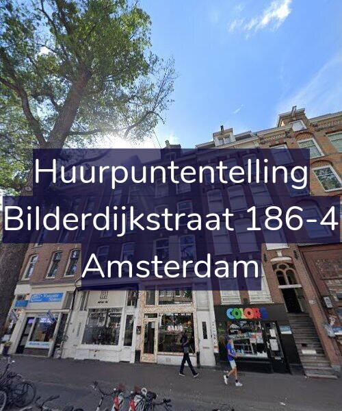 Foto gevel Huurpuntentelling voor Bilderdijkstraat 186-4, Amsterdam