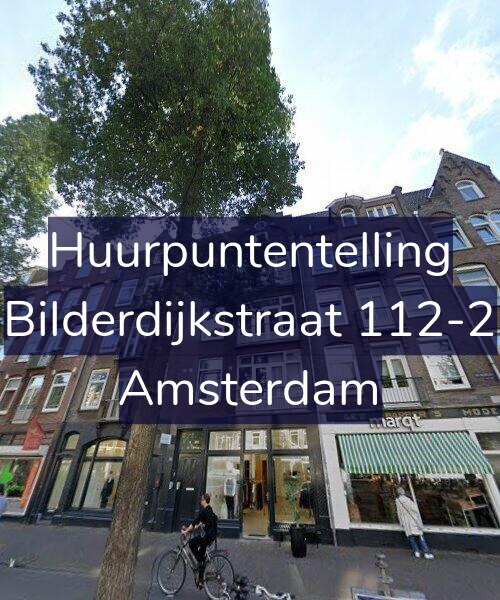 Foto gevel Huurpuntentelling voor Bilderdijkstraat 112-2, Amsterdam