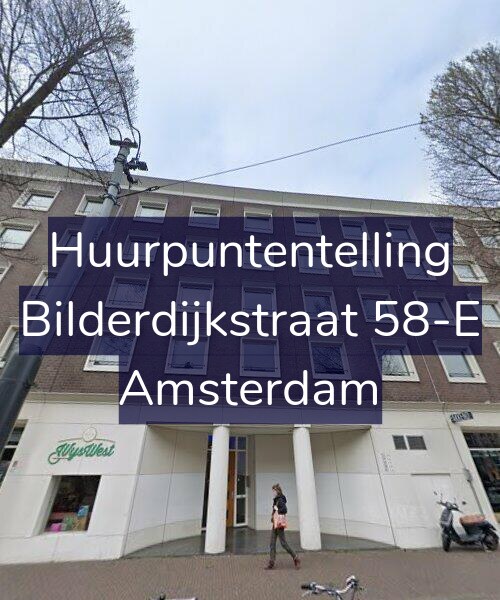 Foto gevel Huurpuntentelling voor Bilderdijkstraat 58-E, Amsterdam