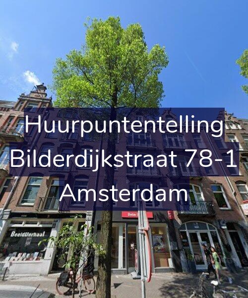 Foto gevel Huurpuntentelling voor Bilderdijkstraat 78-1, Amsterdam
