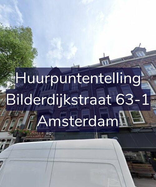 Foto gevel Huurpuntentelling voor Bilderdijkstraat 63-1, Amsterdam