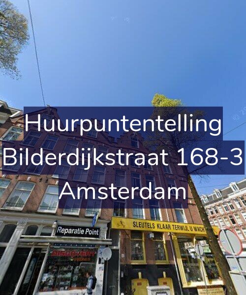 Foto gevel Huurpuntentelling voor Bilderdijkstraat 168-3, Amsterdam