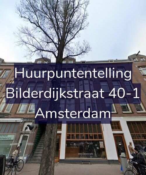 Foto gevel Huurpuntentelling voor Bilderdijkstraat 40-1, Amsterdam
