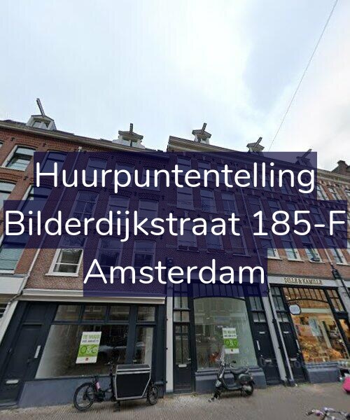 Foto gevel Huurpuntentelling voor Bilderdijkstraat 185-F, Amsterdam