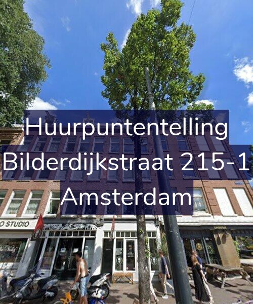 Foto gevel Huurpuntentelling voor Bilderdijkstraat 215-1, Amsterdam