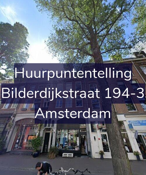 Foto gevel Huurpuntentelling voor Bilderdijkstraat 194-3, Amsterdam