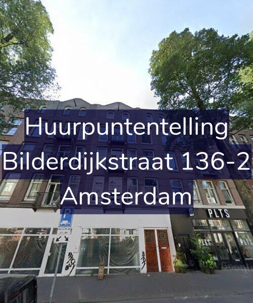 Foto gevel Huurpuntentelling voor Bilderdijkstraat 136-2, Amsterdam