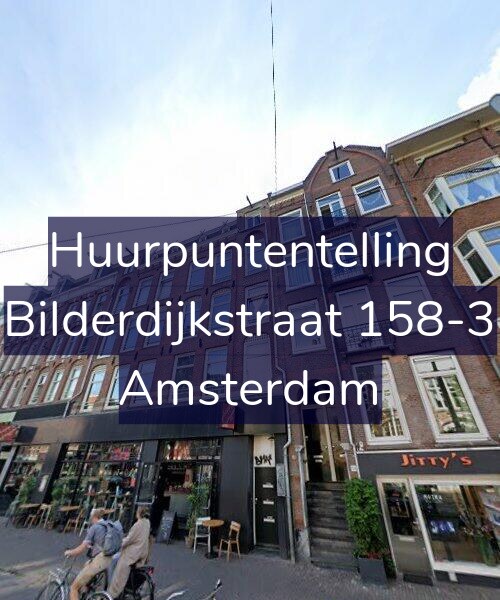 Foto gevel Huurpuntentelling voor Bilderdijkstraat 158-3, Amsterdam