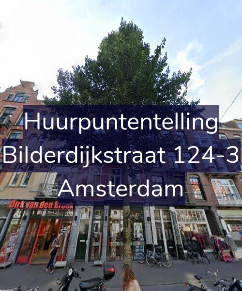Foto gevel Huurpuntentelling voor Bilderdijkstraat 124-3, Amsterdam