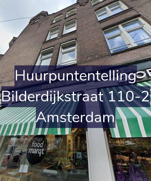 Foto gevel Huurpuntentelling voor Bilderdijkstraat 110-2, Amsterdam