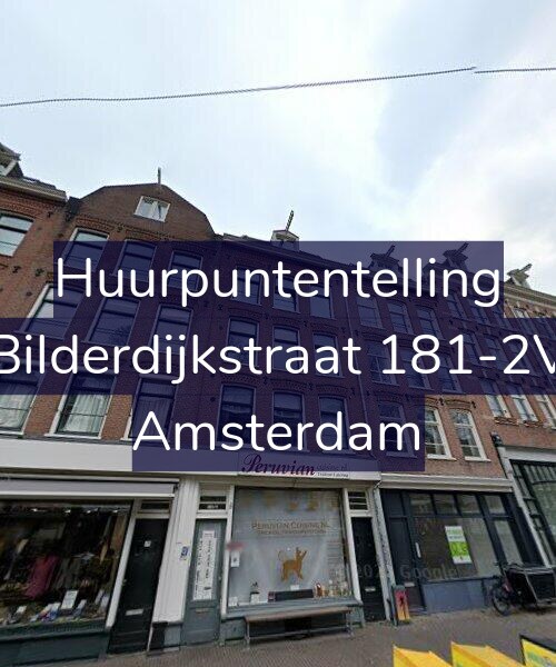 Foto gevel Huurpuntentelling voor Bilderdijkstraat 181-2V, Amsterdam
