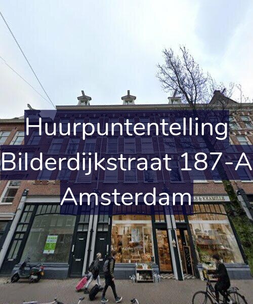 Foto gevel Huurpuntentelling voor Bilderdijkstraat 187-A, Amsterdam