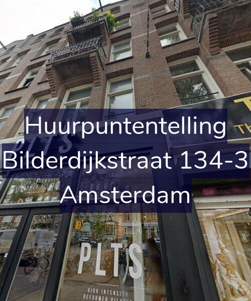 Foto gevel Huurpuntentelling voor Bilderdijkstraat 134-3, Amsterdam