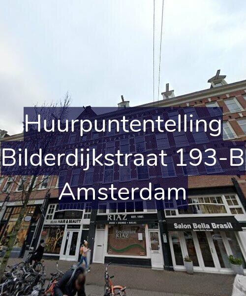 Foto gevel Huurpuntentelling voor Bilderdijkstraat 193-B, Amsterdam