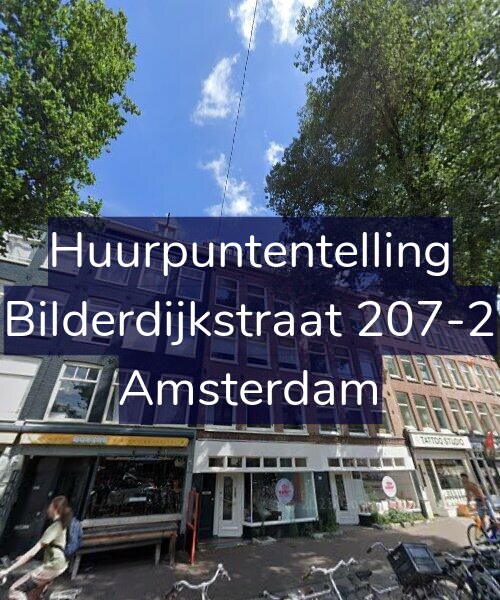 Foto gevel Huurpuntentelling voor Bilderdijkstraat 207-2, Amsterdam