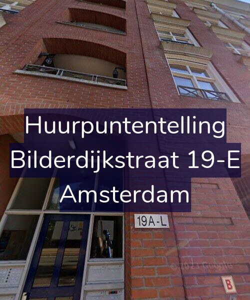 Foto gevel Huurpuntentelling voor Bilderdijkstraat 19-E, Amsterdam