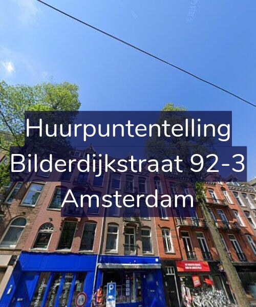Foto gevel Huurpuntentelling voor Bilderdijkstraat 92-3, Amsterdam