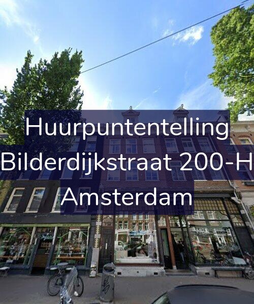 Foto gevel Huurpuntentelling voor Bilderdijkstraat 200-H, Amsterdam