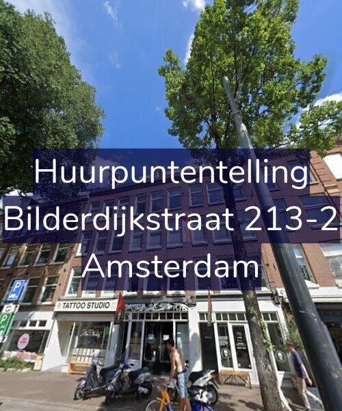 Foto gevel Huurpuntentelling voor Bilderdijkstraat 213-2, Amsterdam