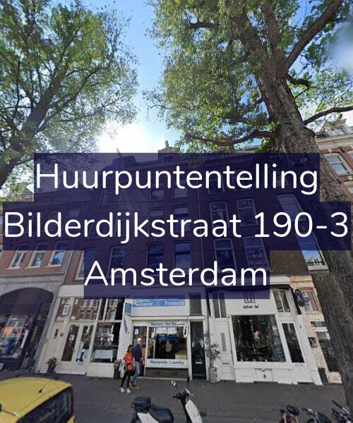 Foto gevel Huurpuntentelling voor Bilderdijkstraat 190-3, Amsterdam