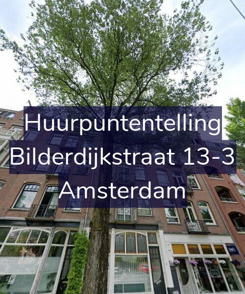 Foto gevel Huurpuntentelling voor Bilderdijkstraat 13-3, Amsterdam