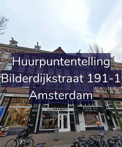 Foto gevel Huurpuntentelling voor Bilderdijkstraat 191-1, Amsterdam