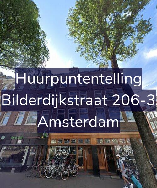 Foto gevel Huurpuntentelling voor Bilderdijkstraat 206-3, Amsterdam