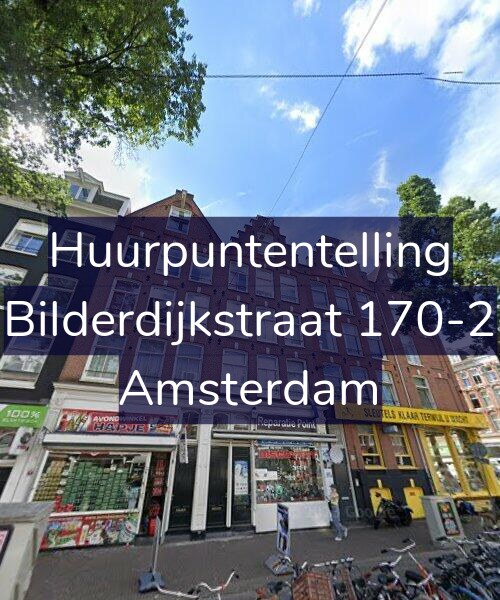Foto gevel Huurpuntentelling voor Bilderdijkstraat 170-2, Amsterdam
