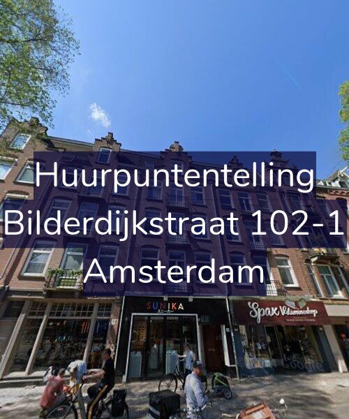 Foto gevel Huurpuntentelling voor Bilderdijkstraat 102-1, Amsterdam