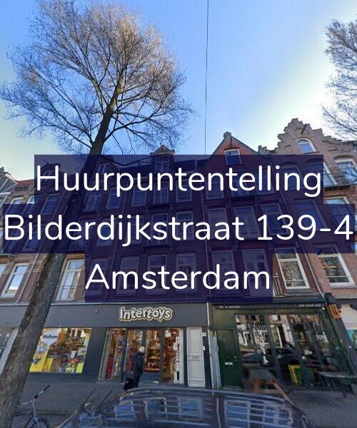 Foto gevel Huurpuntentelling voor Bilderdijkstraat 139-4, Amsterdam