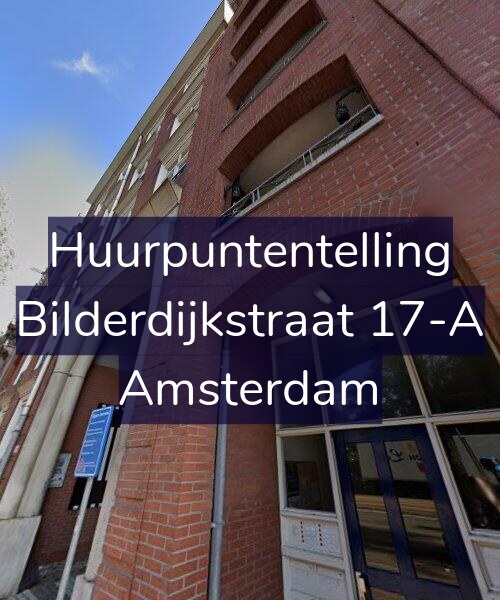 Foto gevel Huurpuntentelling voor Bilderdijkstraat 17-A, Amsterdam