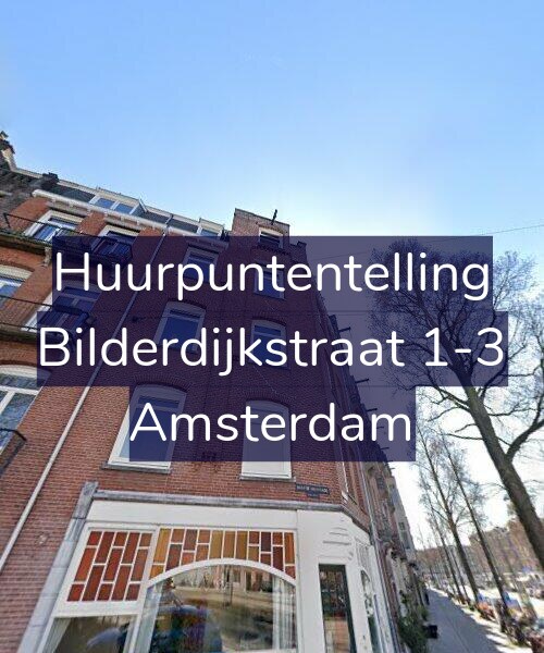 Foto gevel Huurpuntentelling voor Bilderdijkstraat 1-3, Amsterdam