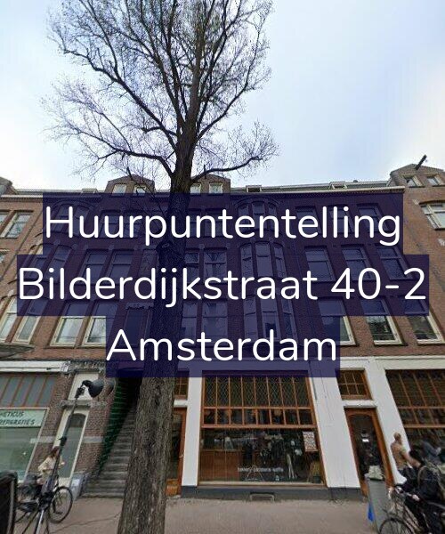 Foto gevel Huurpuntentelling voor Bilderdijkstraat 40-2, Amsterdam