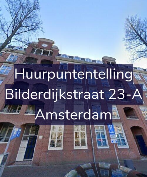 Foto gevel Huurpuntentelling voor Bilderdijkstraat 23-A, Amsterdam