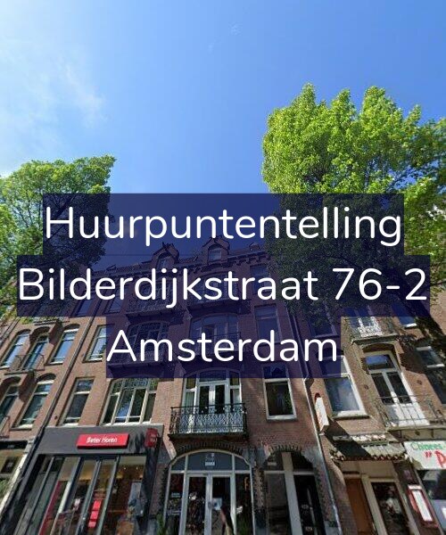 Foto gevel Huurpuntentelling voor Bilderdijkstraat 76-2, Amsterdam