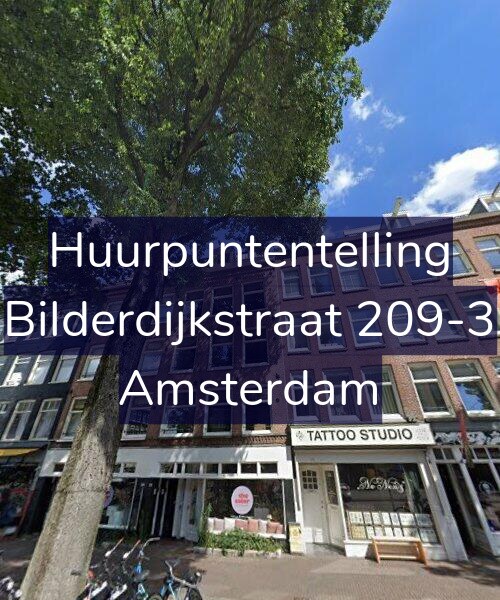 Foto gevel Huurpuntentelling voor Bilderdijkstraat 209-3, Amsterdam