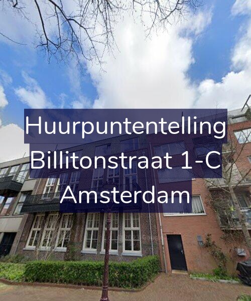 Foto gevel Huurpuntentelling voor Billitonstraat 1-C, Amsterdam