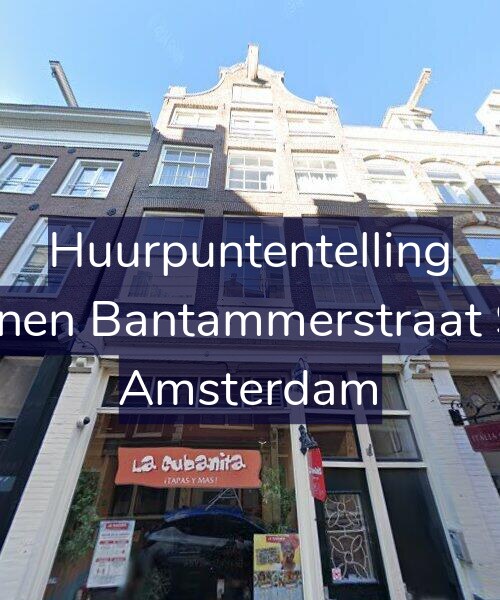 Foto gevel Huurpuntentelling voor Binnen Bantammerstraat 9-C, Amsterdam