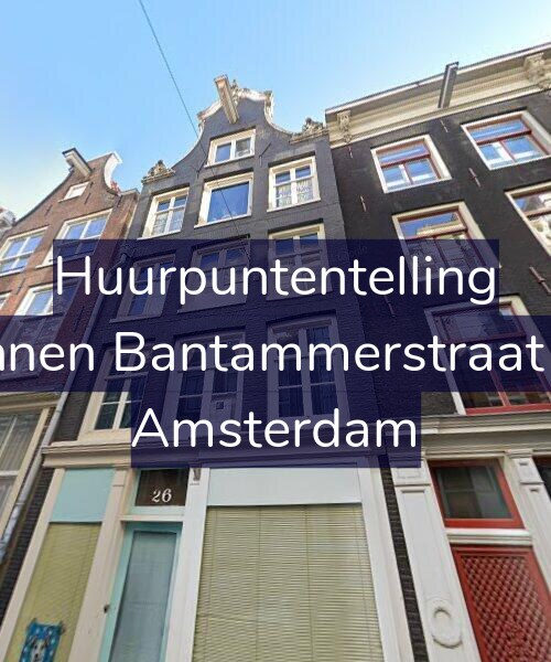 Foto gevel Huurpuntentelling voor Binnen Bantammerstraat 26, Amsterdam